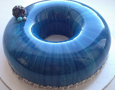 《鏡面蛋糕》大理石甜點漂亮到像在照鏡子