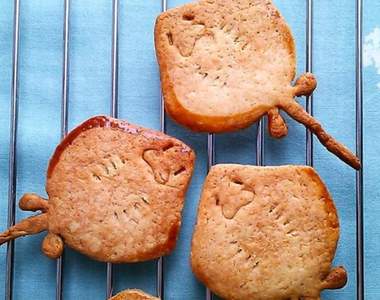 網友自製《笑瞇瞇魟魚餅乾》超可愛笑臉融化你的心~♡