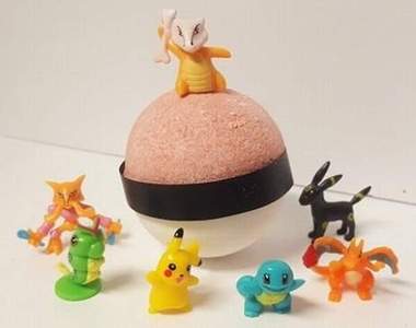 《精靈寶可夢泡澡球》泡澡時浴缸裡也會有寶可夢出沒哦✧