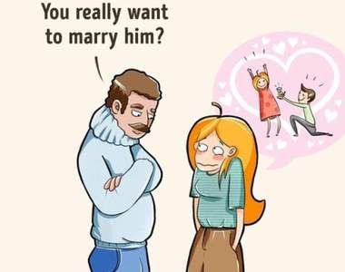 《與爸媽生活的日常點滴》爸爸永遠嚴格看待女兒另一半XD