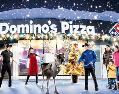 日本達美樂推《馴鹿外送披薩服務》不是玩笑而且已經開始訓練啦～