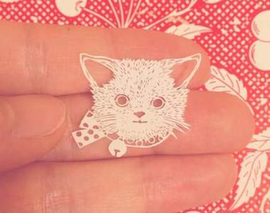 《超細緻動物紙雕》連迷你尺寸的動物毛髮流向都做得出來♥