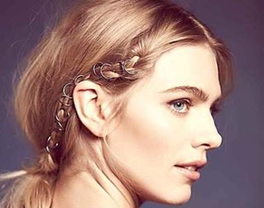 髮用戒指《金屬細圓環髮飾》不用去飾品店貴貴的買也能輕易得手～