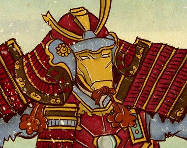 新加坡畫家《古畫風格插畫》復仇者聯盟們都穿起古裝啦