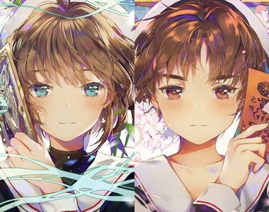 韓國繪師 DANGMILL 筆下的《庫洛魔法使》我看見知世眼中有愛心 ❤