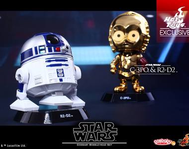 《星際大戰：原力覺醒》Q版C-3PO & R2-D2模型組 想要家裡也有一對活寶嗎？