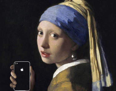 《戴珍珠耳環的少女拿哀鳳》世界名畫的科技逆穿越竟然毫無違和感