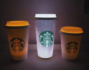 網友瘋做《會發光的星巴克杯》第一步：先獲得一個櫻花杯～