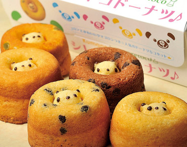 療癒系《動物探頭甜甜圈》這是什麼可愛的小東西～這樣看我...我會捨不得吃的～