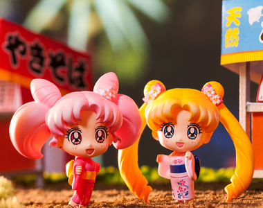 Q版《美少女戰士》一起參加祭典 浴衣可愛公仔