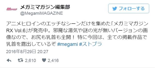 エロ無敵 動畫雜誌主打一年份h場景 立刻賣到缺貨