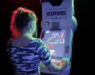 超酷發明《未來系彈珠台FLIPPAPER》自己的彈珠台自己畫