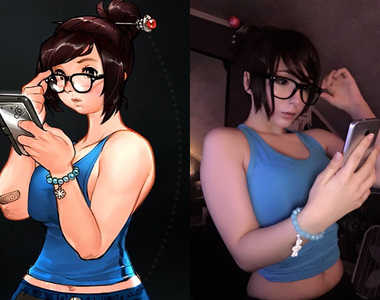 爆乳《正妹實況主Eclair》活像是電玩人物的正妹啊~