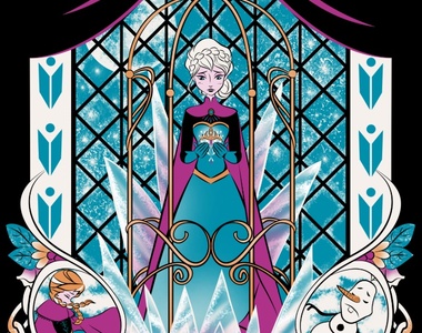 《版畫風格迪士尼》簡潔有力又相當有濃厚的氣氛感好棒❤