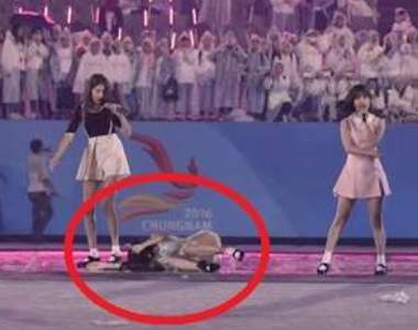 超心疼《GFRIEND跌倒事件》再現 再跌下去都要封歌了啦TAT(不捨)