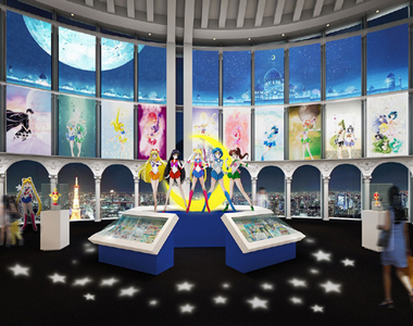東京《美少女戰士展覽》展區視覺圖預覽 第一彈限定周邊消息