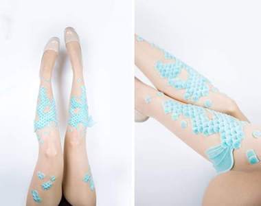 《美人魚絲襪》栩栩如生的鱗片讓你變身性感美人魚