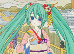 純手工製作《初音未來浮世繪》限量100份瞬殺 純手工製作《初音未來浮世繪》限量100份瞬殺