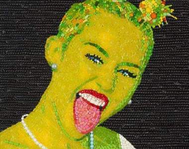 《糖果似顏繪》繽紛雷根糖排出甜味超濃的逼真明星肖像