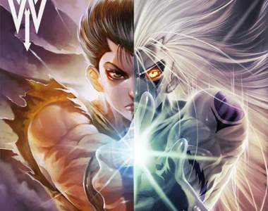 《動漫人物半顏藝術畫》Wizyakuza 藝術家華麗呈獻