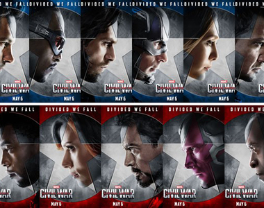 《美國隊長3:英雄內戰》角色海報 雙方真面目全部揭秘