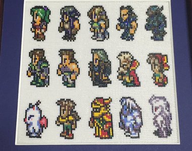 手工重現《最終幻想VI點陣圖》媽媽的手實在太巧啦~