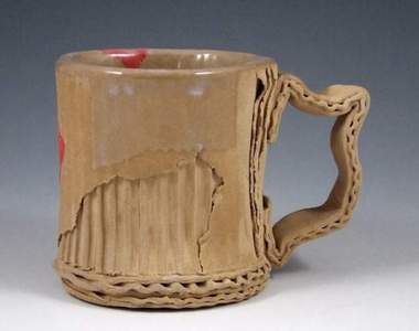 《不是瓦楞紙做的瓦楞紙杯》陶藝大師驚人的傑作