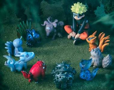 G.E.M系列外傳《漩渦鳴人和尾獸們》大夥兒圍成一圈畫面超溫馨可愛♥