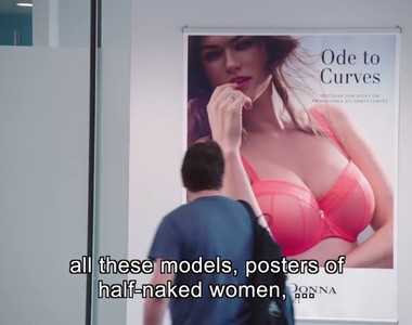 內衣品牌舉辦《男性體驗E奶日》不是自己的才有心情欣賞吧