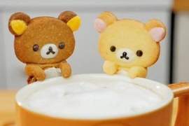 網友跪求量產化的《拉拉熊杯緣子餅乾》這哪裡捨得吃啦～