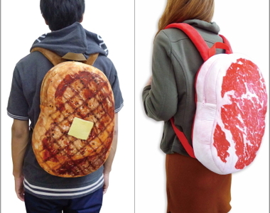 《肉塊背包》這次還有煎過的牛排款~啊啊逼死人啊