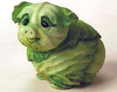 吃掉太可惜的《蔬果雕刻》除了花朵和動物也可以雕出風景畫