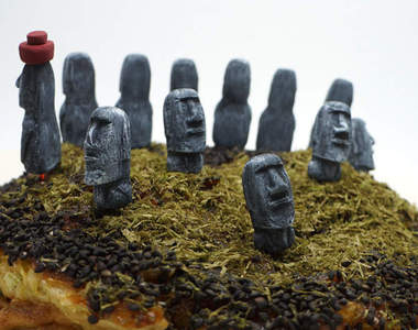 《摩艾石像牙籤》小小一支使用起來超可愛der❤❤❤