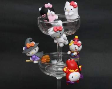 台灣限定《Hello Kitty萬聖節搞怪杯緣子》嚇不死你❤萌死你