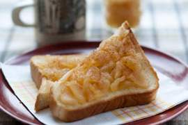 下午茶點心《蜂蜜蘋果吐司片》就算會變胖也想吃啦（口水）