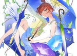 夏日風情《牽牛花傘》收起來的樣子就像是花苞的設計真的好美 夏日風情《牽牛花傘》收起來的樣子就像是花苞的設計真的好美
