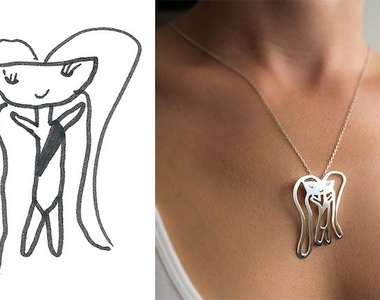 《小朋友塗鴉變成飾品》除了回憶跟紀念 也將會是最棒的裝飾品