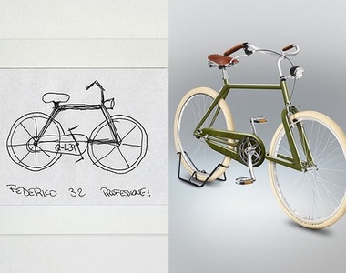 《憑記憶畫出的腳踏車》照原樣用CG呈現出來會是什麼樣子呢？