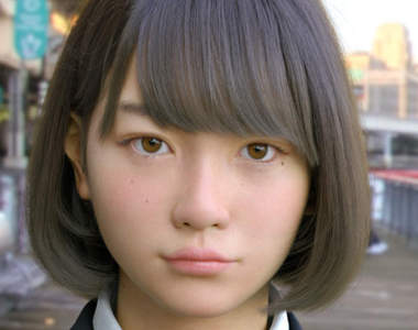 超越恐怖谷《3DCG美少女Saya》最新畫面 根本是真實存在的女高中生吧...