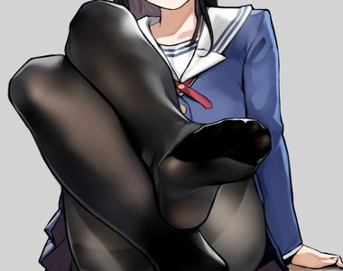 繪師教學《超逼真褲襪畫法》首先需要一件真的褲襪以及掃描機……