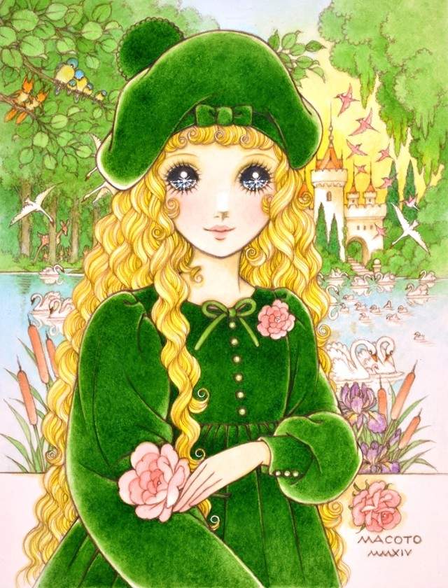 現役歲插畫家 高橋真琴 一貫華麗少女風格依然耀眼