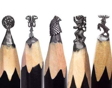 《權力遊戲鉛筆雕刻》技術高超的代價是不是變成老花眼啊(誤)