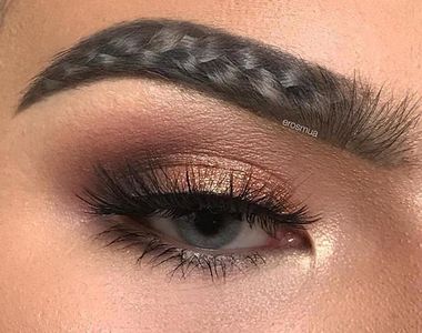 美妝流行新風格《編織眉毛》要有多高超的技術才有辦法畫啊....