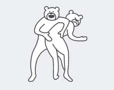 超有事動態貼圖《煩人激動熊》下音樂就激烈扭動的身軀太魔性