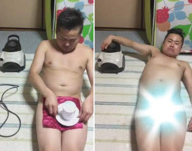 《神一般的掀桌巾技術》搞笑藝人ウエスP又開發了全新招式