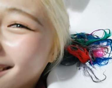 這是什麼妖術《七色彩紅染髮風》再次見證韓妹的行動力