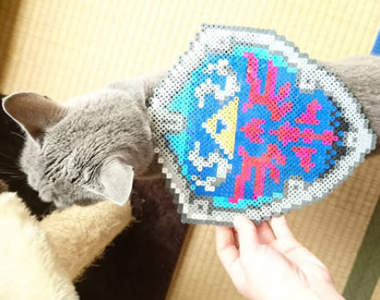 《薩爾達傳說拼豆》馬麻愛心下的小小勇者誕生