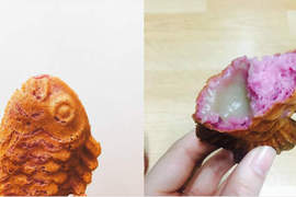 韓國IG熱門食物打卡《粉色鯛魚燒》內餡是滿滿的pink色
