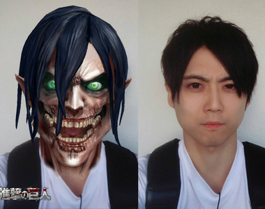 SNOW《換臉APP與進擊的巨人合作》可以變身成巨人啦