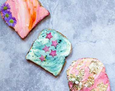 《獨角獸吐司》vs《美人魚吐司》外表繽紛但其實蠻健康的喔♥